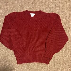 Design History Textured Red Sweater
